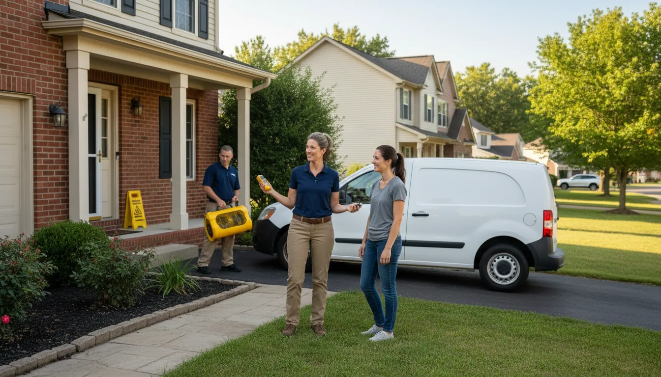 Residential water damage restoration in Tuba City, AZ